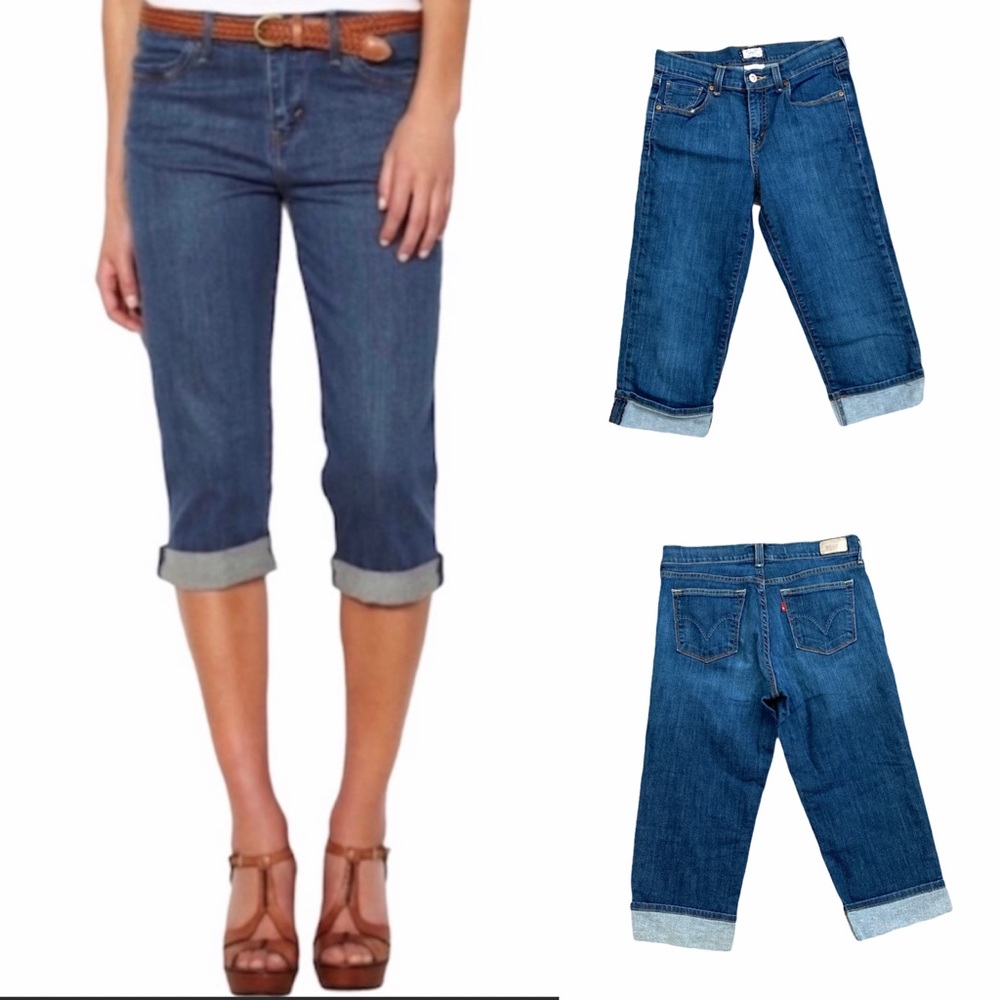 LEVI’S 515 Cuffed Capri Jeans